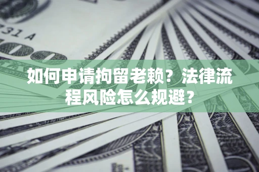北京如何申请拘留老赖？法律流程风险怎么规避？