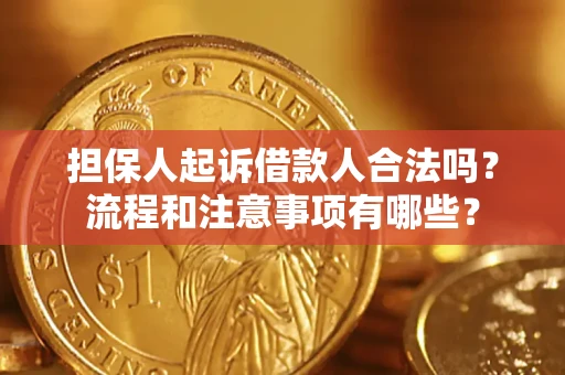 北京担保人起诉借款人合法吗？流程和注意事项有哪些？