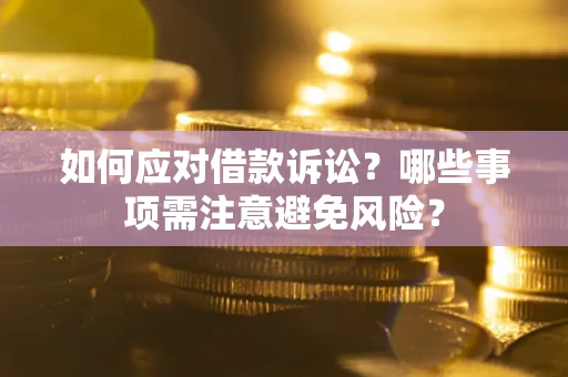 北京如何应对借款诉讼？哪些事项需注意避免风险？