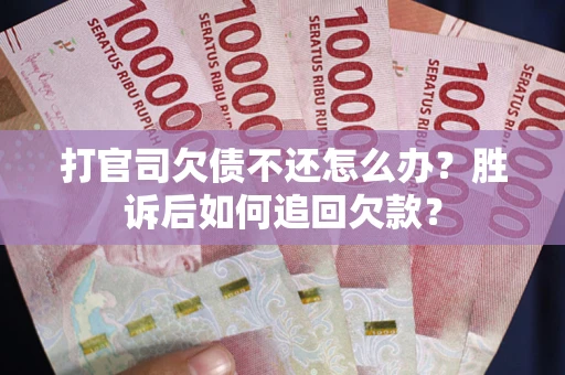 北京打官司欠债不还怎么办？胜诉后如何追回欠款？