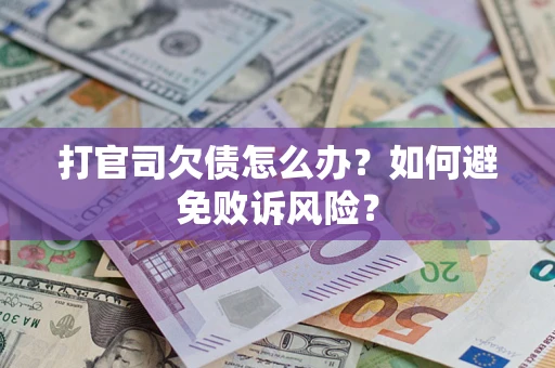 北京打官司欠债怎么办？如何避免败诉风险？