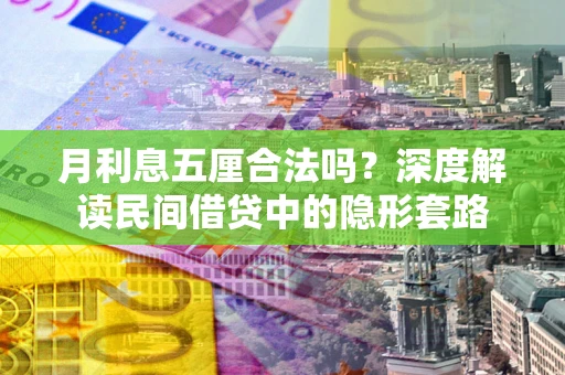 北京月利息五厘合法吗？深度解读民间借贷中的隐形套路