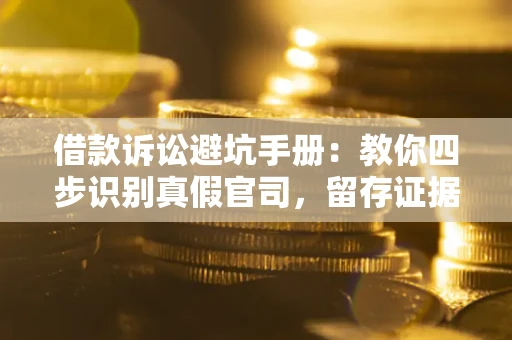 北京借款诉讼避坑手册：教你四步识别真假官司，留存证据不踩雷