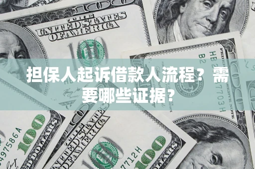 北京担保人起诉借款人流程？需要哪些证据？