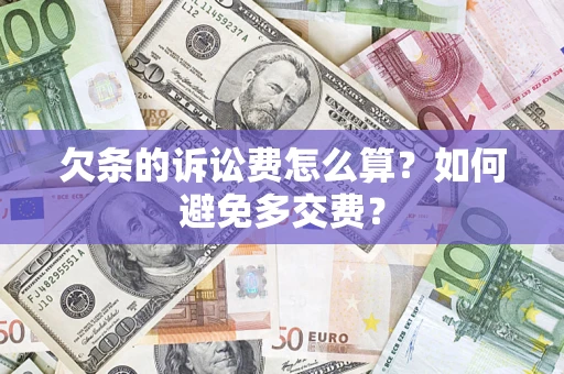 北京欠条的诉讼费怎么算？如何避免多交费？