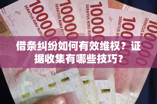 北京借条纠纷如何有效维权？证据收集有哪些技巧？